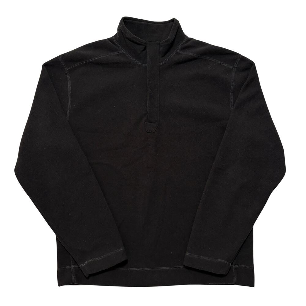 VTG 90’s Gap Fleece Quarter Zip Pullover Sweater Men’s M Black